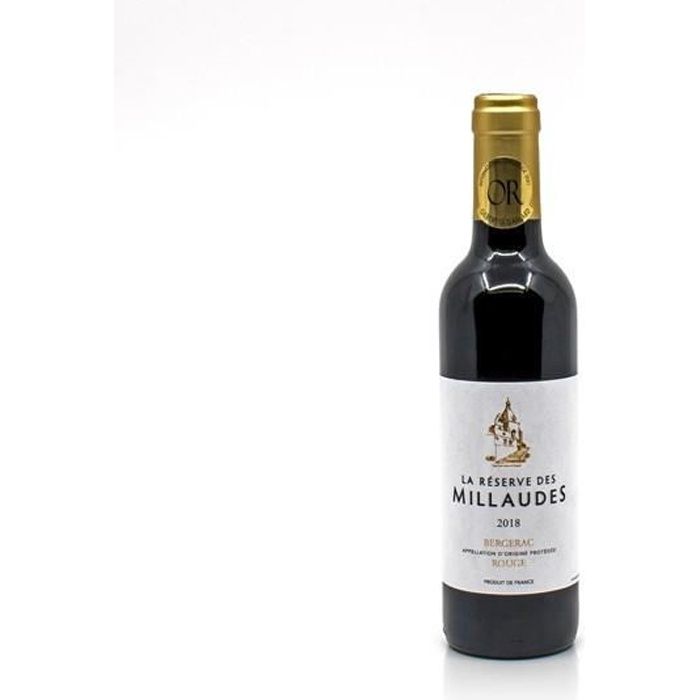 La Réserve des Millaudes AOP Bergerac Rouge 2018 37,5cl