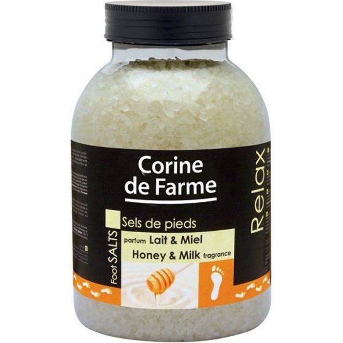 Sels de Pieds Relax parfum Lait et Miel 1,3 kg
