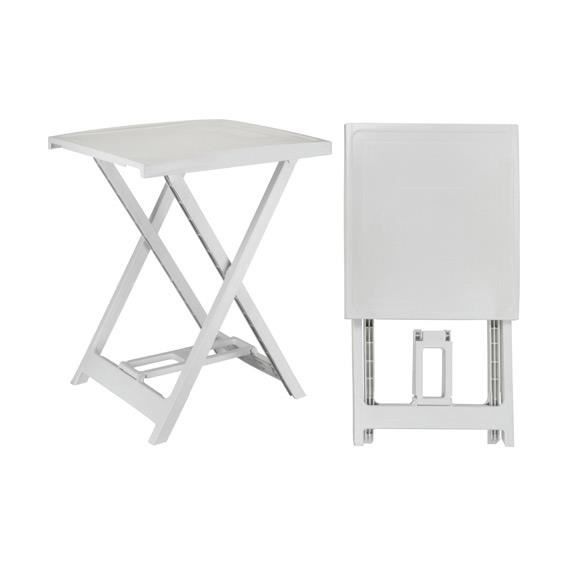 Table Arno PVC (50 x H64 cm) Blanc