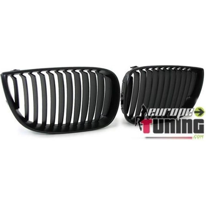 GRILLES CALANDRES NOIRES BMW SERIE 1 E81 E82 E87 E88 PHASE 2 2007-2012 (03203)