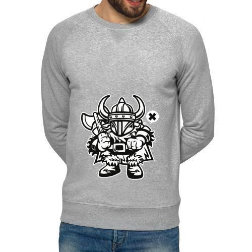 Sweat homme gris viking