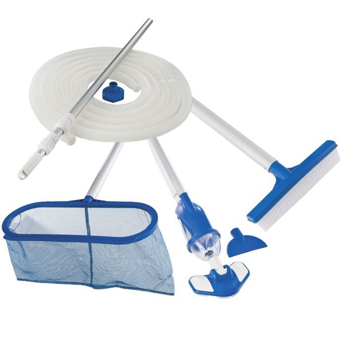 Kit d'entretien vac+ INTEX Pour piscine hors-sol avec filtration