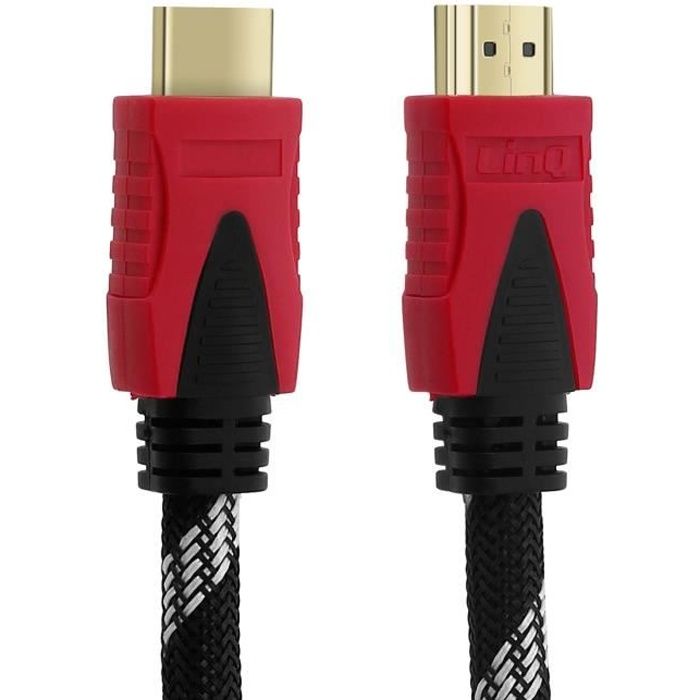 Câble Vidéo HDMI vers HDMI Mâle 4K Full HD Haut