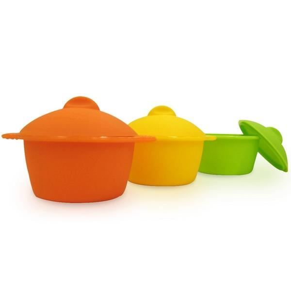 Baby cocottes en silicone (Lot de 6)