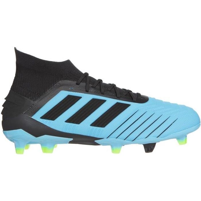 ADIDAS PERFORMANCE Chaussures de Football Predator 19.1 FG - Homme - Turquoise/Noir/Jaune