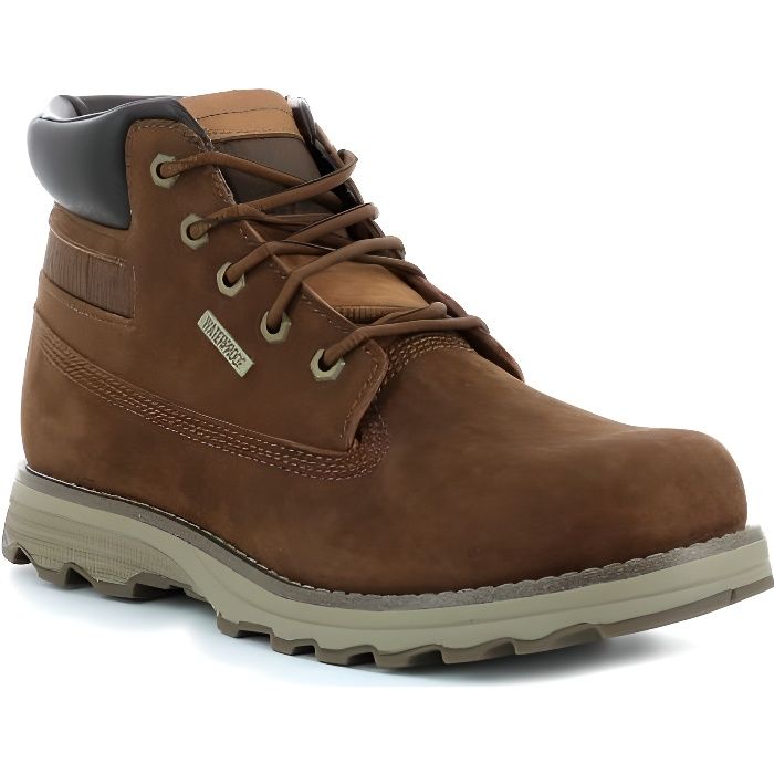 Caterpillar Bottillon Cuir Homme Marron