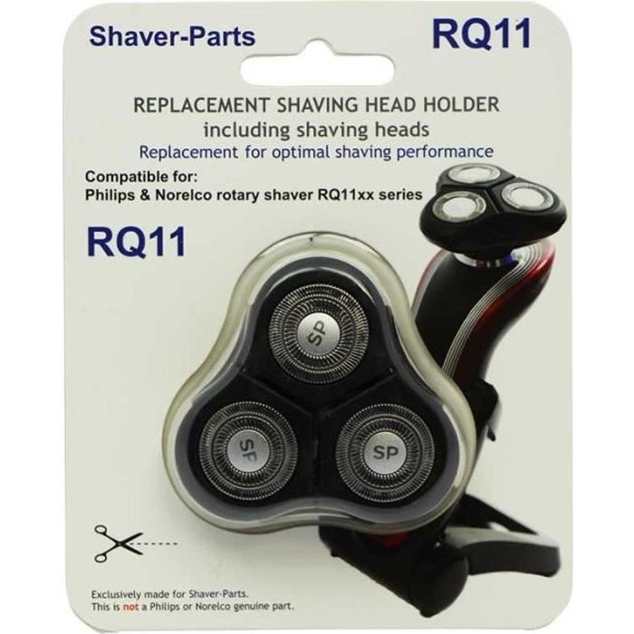Philips Tetes Rasoir Rq11 Adaptable Philips Lot De 3 Tetes Shaver Parts