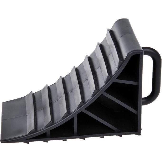 ProPlus cale de roue en plastique avec poignée 16,5 cm noir