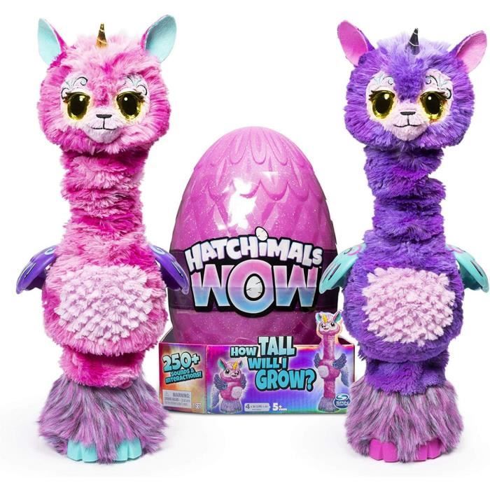 Hatchimals WOW Peluche interactive évolution magique Nouveau 2020/2021 exclu