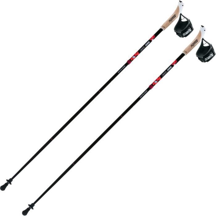 Bâtons de marche nordique Swix Pliable Alu - noir - 130 cm