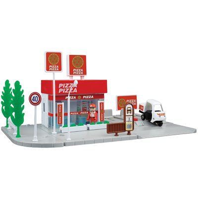 Circuit de train et Ville Tomica - Pizzeria