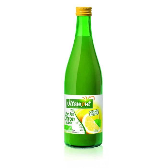 Pur jus de citron jaune - 50cl