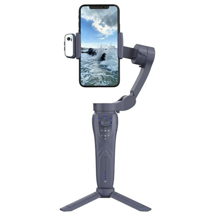 F12 Stabilisateur de Smartphone à Cardan 3 Axes Portatif pour TéLéPhone Portable, Bâton de Selfie pour TéLéPhone Vlog,