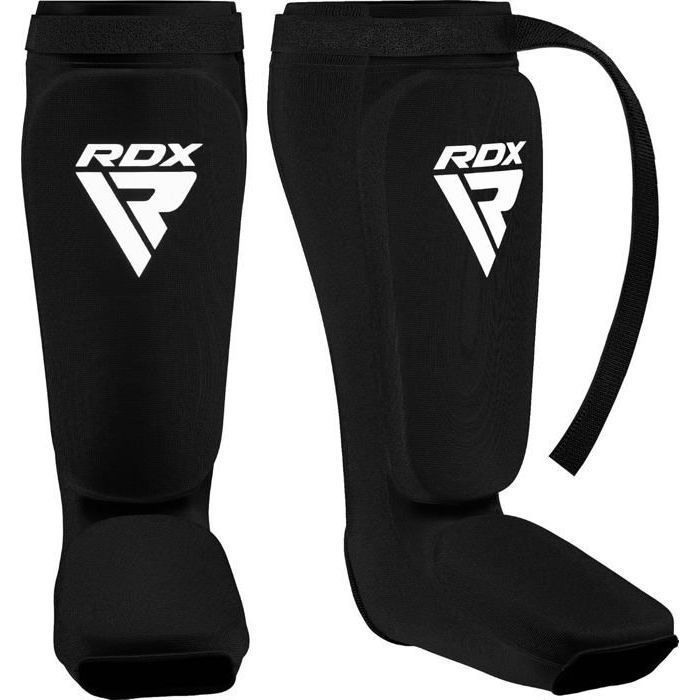 RDX Protège-Tibias KARA – Muay Thai, Kickboxing, MMA – Cuir Maya Hide, Mousse EVA, Tailles