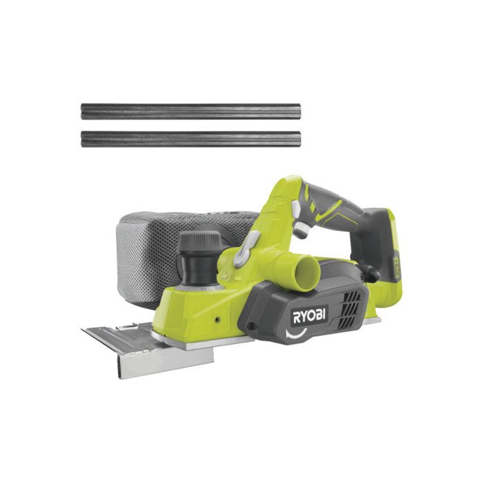 Pack RYOBI Rabot R18PL 0 18V One+ 82mm sans batterie ni chargeur Jeu de 2 fers jetables carbure PB82A2