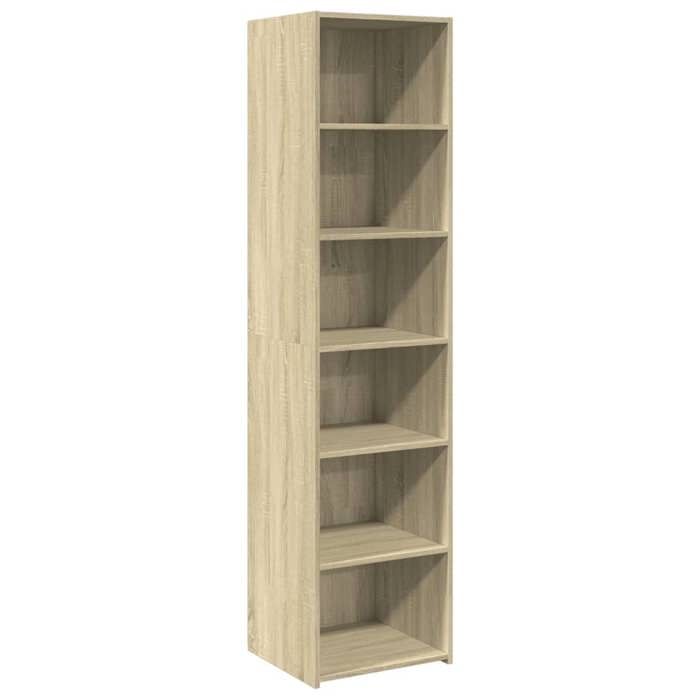Buffet haut - UU - Grand espace - Chêne sonoma - 45x41x185 cm - bois dingénierie C1636