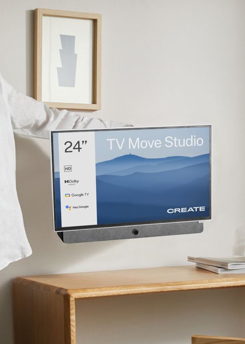 Téléviseur portable Create TV MOVE STUDIO 24 Batterie 3h Écran antireflet