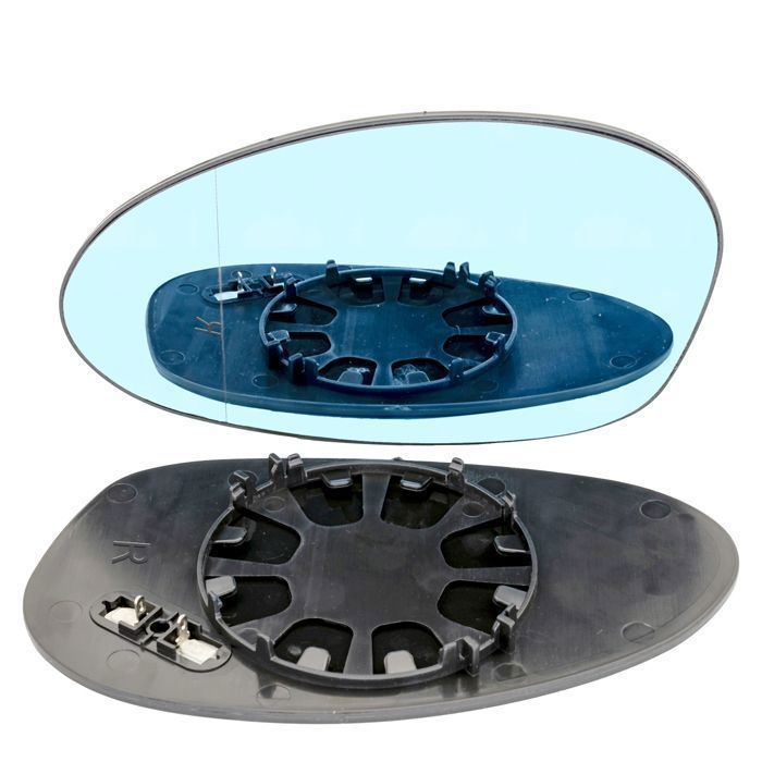 Miroir De Rétroviseur Droit Chauffant Pour BMW Série 3 E46 / Série 5 E39 - Verre Asphérique Bleu Anti-éblouissement - Réf. 51168250438 - 13