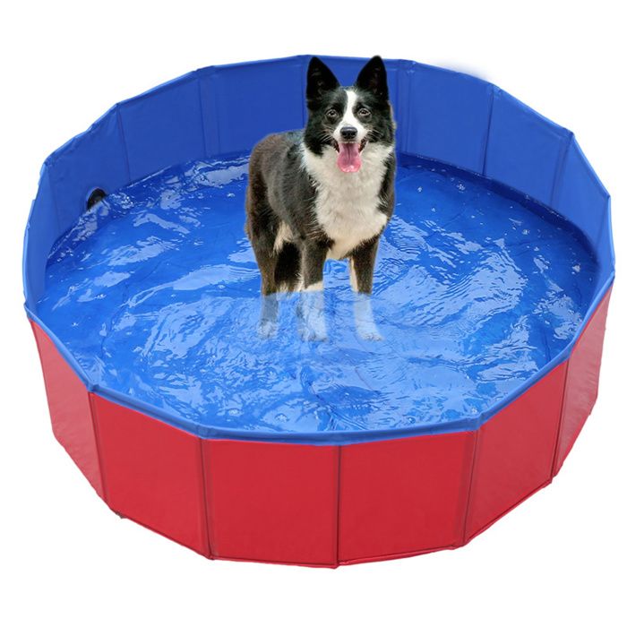 Meilleurs prix pour Piscine pliable pour chiens et chats bassin pour enfants en plastique rigide pliable en PVC pour lextérieur