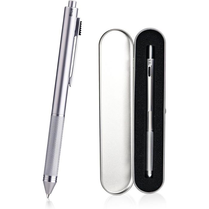 Stylo à Bille Et Porte-mine Cross Greenwich - Lot De 2 - Chrome Poli - Mine 0.9mm