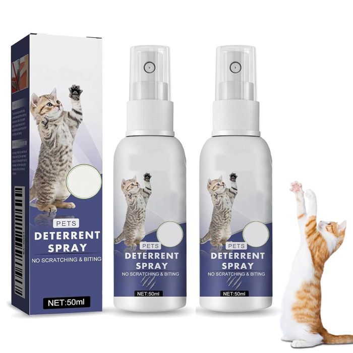 Comparer les prix de 2pcs Spray anti-griffures pour chats empêche les chats de griffer les meublesspray répulsif pour chats dintérieur et dextérieur