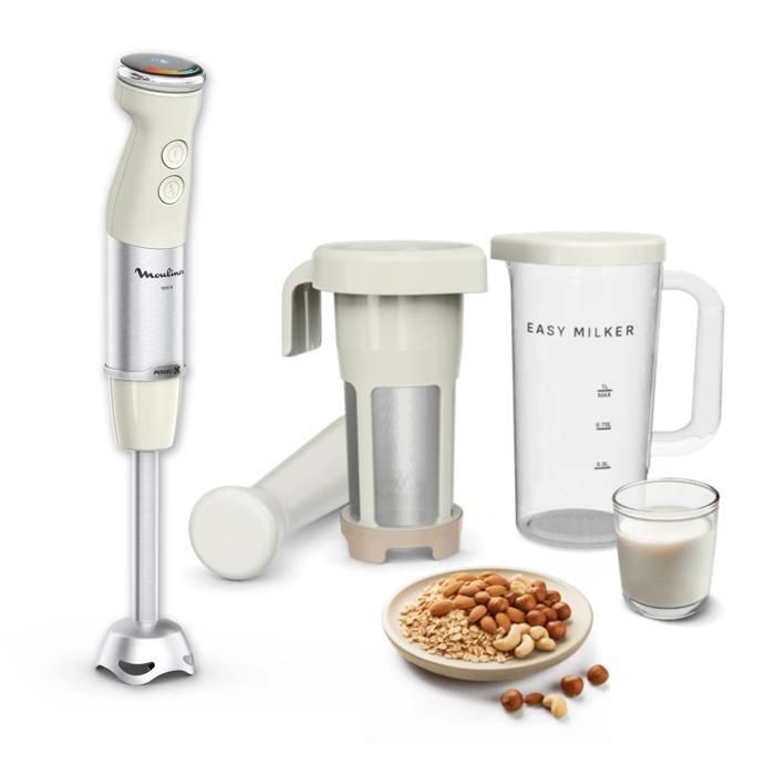 Moulinex Easy Milker & Quickchef+ Préparateur de lait végétal + pied mixeur VD70PAE0 - vue 1