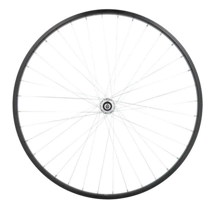 Roue arrière VTC 28 axe plein jante Velox