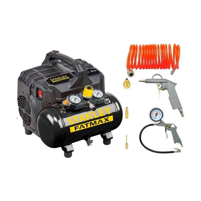 Stanley Compresseur 8 Bar FATMAX avec Outils Pneumatiques