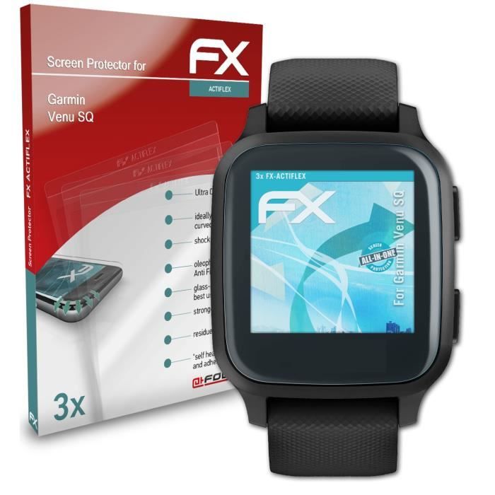 AtFoliX Protection Écran Hybrid-Glass Pour Garmin Descent Mk2S - Verre Plastique 9H