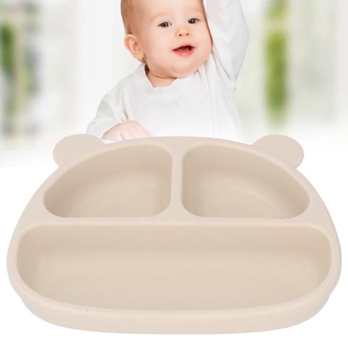 Set De 2 Bols Bébé Avec Ventouse - Acier Inoxydable 304 Et Silicone, Empilables, Sans BPA