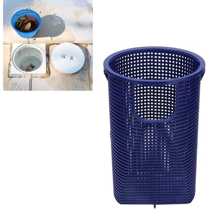 Panier De Skimmer Pour Piscine - 19 Cm De Diamètre - Filtre à Débris, Feuilles, Cheveux - En PVC Durable, Facile à Installer Et Nettoyer