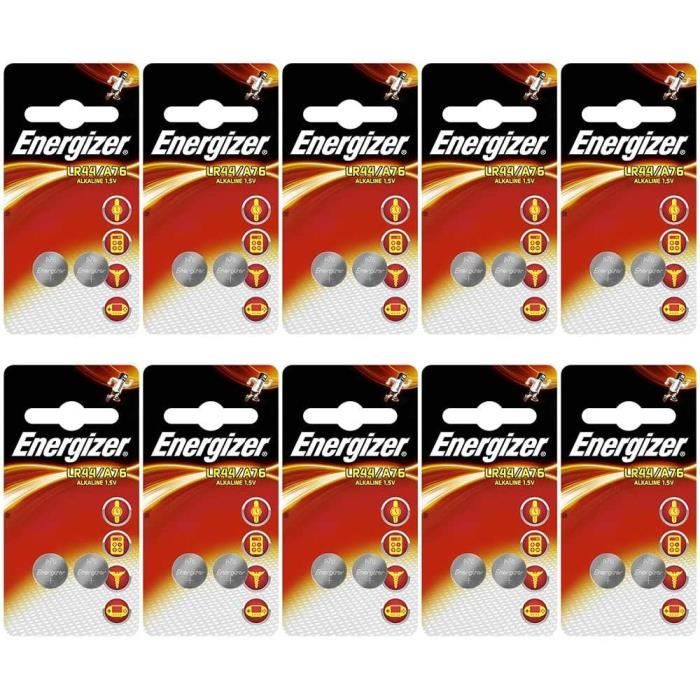Energizer Lithium - Pile LR44 (Confezione Da 12) - Batterie A76