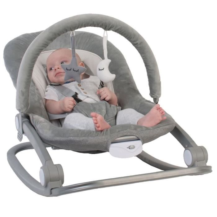 Bo Jungle B-Rocker Transat pour bébés Gris B700100