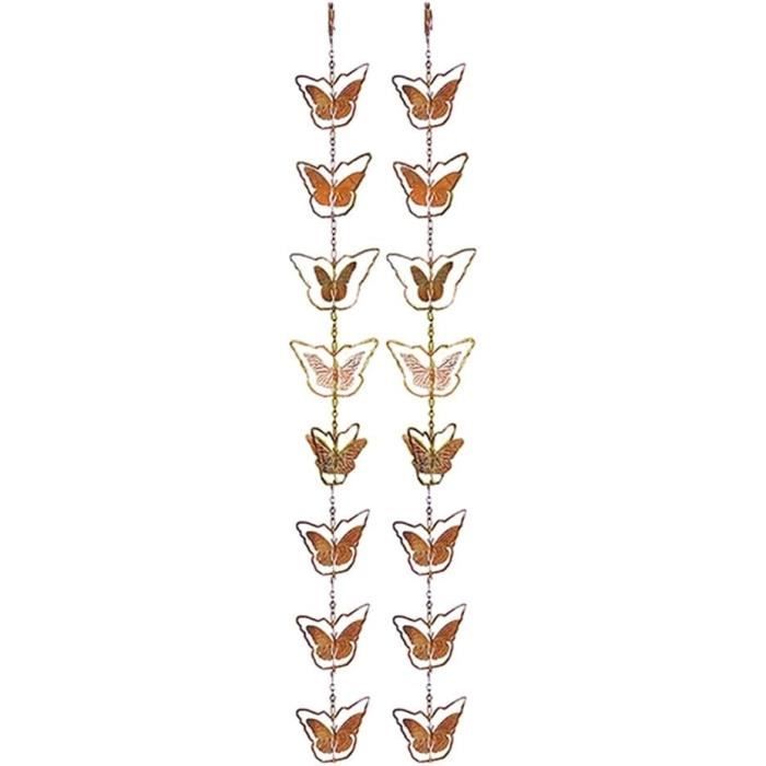 Chaîne De Pluie Décorative Avec Oiseaux – Évacuation Gouttière Décoration Jardin – Installation Facile