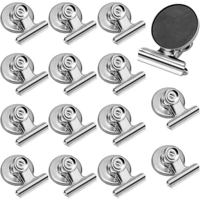 Pince Aimantée, Pince Magnetique,20 Aimant Frigo Clips Magnétique ...