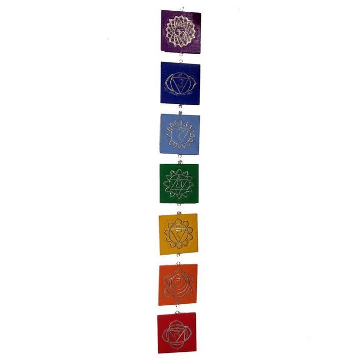 Décoration murale Les Chakras en bois