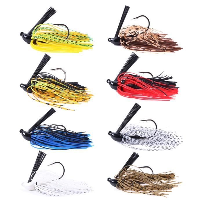 Lot De 6 Leurres De Pêche En Eau Salée - Variété De Formes - Sac De Rangement Inclus - Idée Cadeau