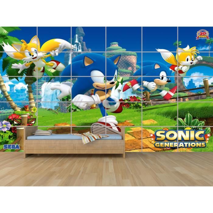Sonic Geant Poster Chambre Enfants Room Kids Achat Vente
