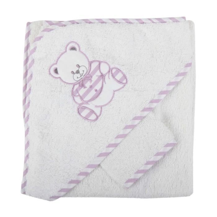 Parure De Bain Nounours Blanc Violet Bebe Fille Cdiscount Puericulture Eveil Bebe Parure De Bain Nounours Blanc Violet Bebe Fille Cdiscount Puericulture Eveil Bebe