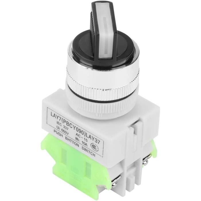 2 / 3 Positions Sélecteur Rotatif Interrupteur Marche - Arrêt Sélecteur