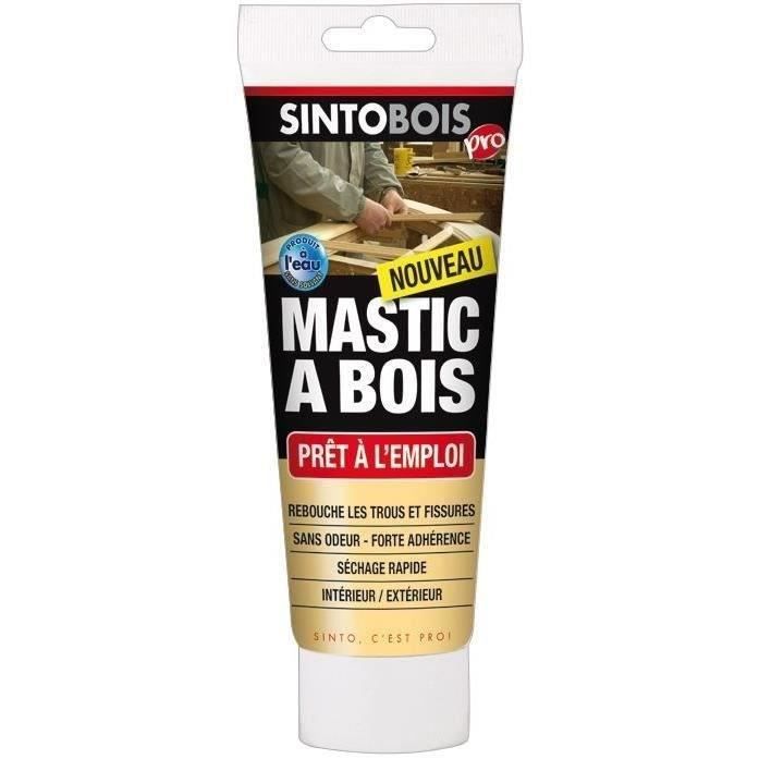 mastic a bois pret a l emploi 400 g bois clair cdiscount bricolage