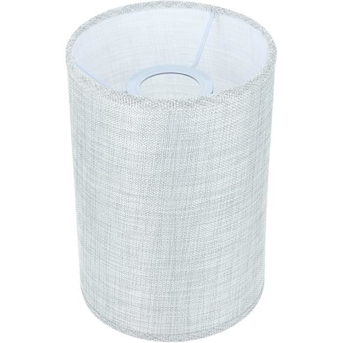 Tissu Abat-Jour Linge Abat-Jour Tambour Tissu Abat-Jour Clip Ampoule Lumière Couverture E27