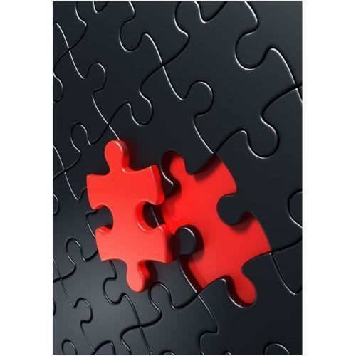Gs cadre plexi 21x29 cm puzzle one piece red