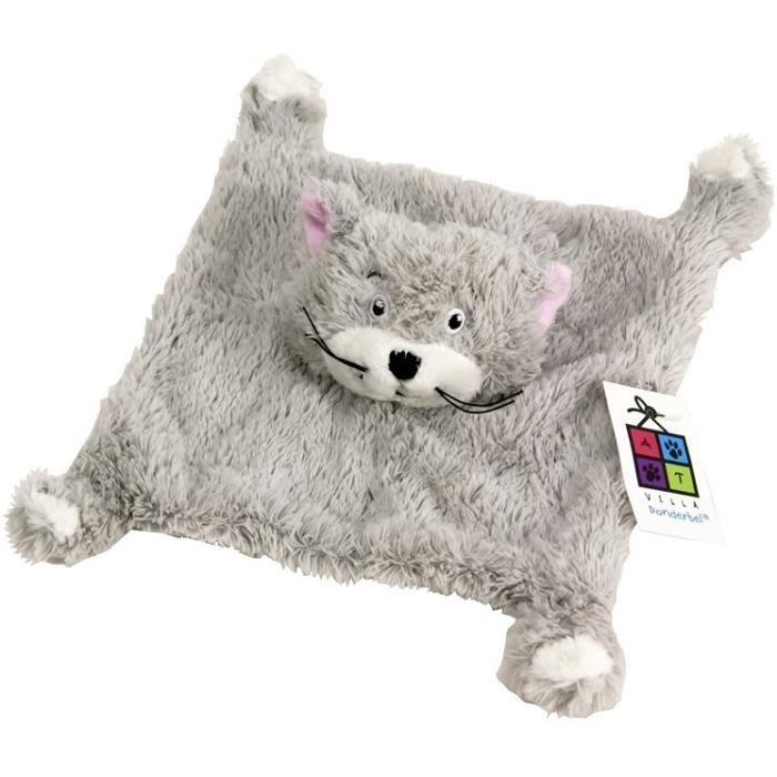 Doudou Marionnette Chat Gris Gris Achat Vente Doudou Cdiscount