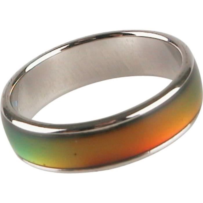 Bague d humeur qui change de couleur en fonction de votre emotion Achat Vente bague anneau Mixte Adulte Cdiscount