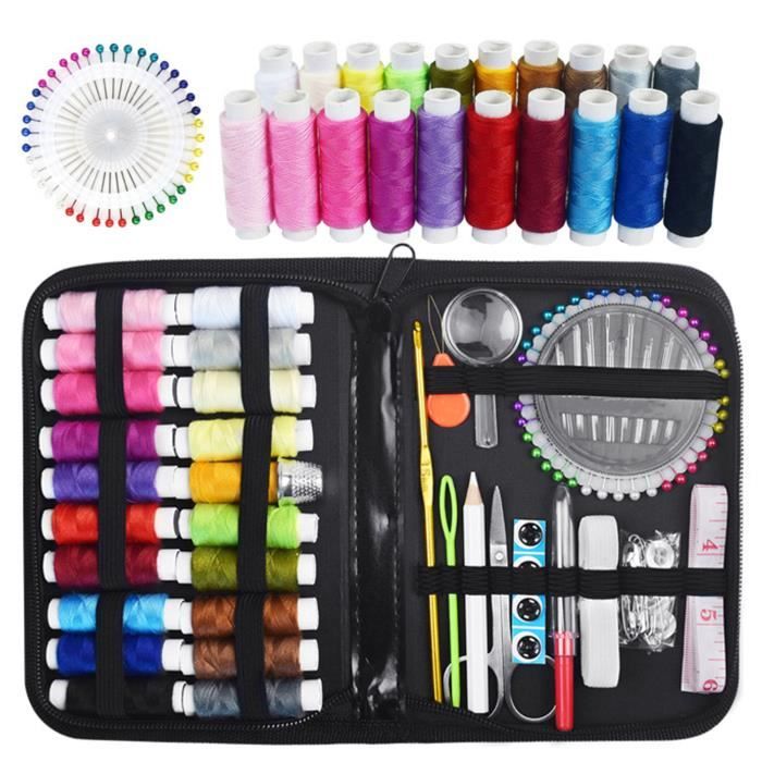 Kit Couture, Set De Couture Accessoires De Couture Premium, Kit Couture  Complet Avec Boîte Pour Voyage Famille Maison -113Pcs - Cdiscount  Beaux-Arts et Loisirs créatifs