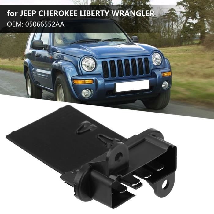 Résistance De Commande De Ventilateur De Chauffage De Moteur Pour Jeep Cherokee Liberty Wrangler 05066552Aa-CHD