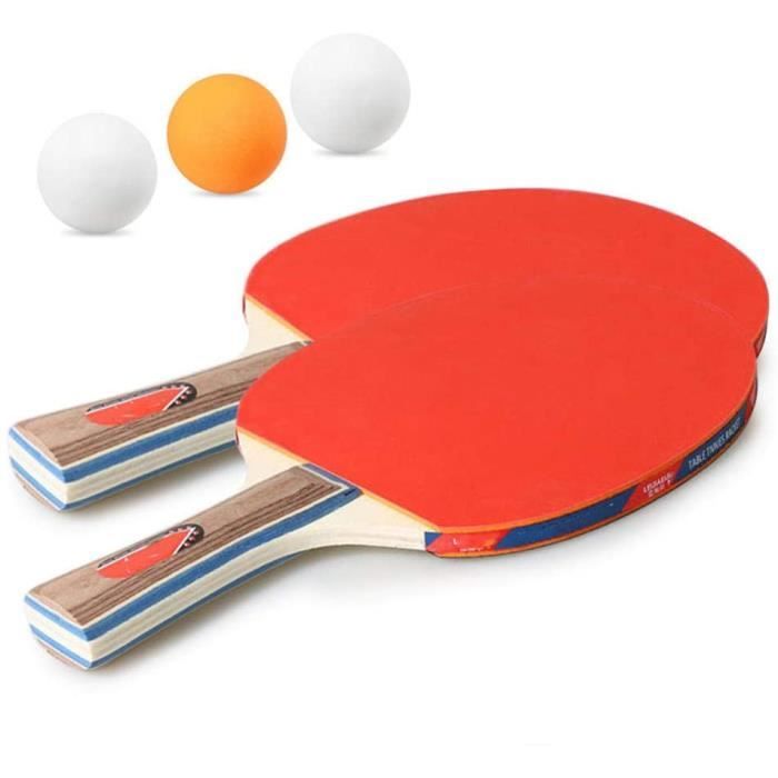 Kit raquette de tennis ping-pong flambant neuf poignée confortable bonne viscos