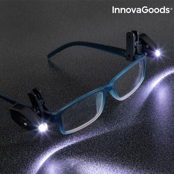 Lunettes lumineuses LED vertes avec boitier piles