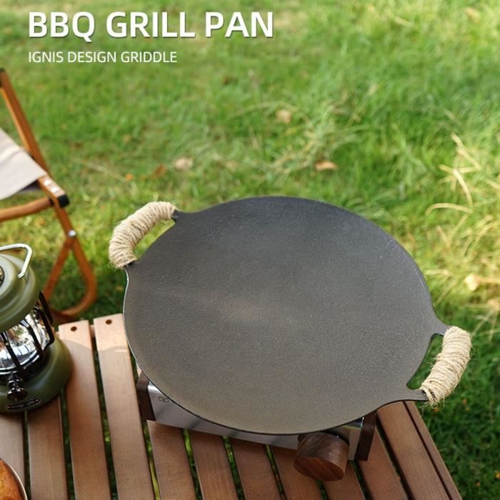 Poêle à Griller Coréenne Pour Barbecue , Plaque Chauffante Pour Barbecue Coréen NOUVEAU
